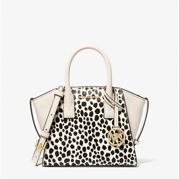 Michael Kors Handbags - Avril Extra-Small Cheetah Print Calf Hair and Leather Satchel LT CRM MUL…